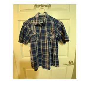 7 Diamonds Collard Short Sleeve Shirt